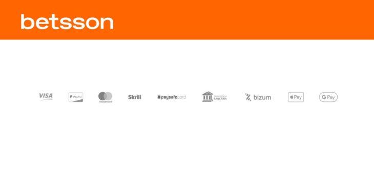 metodos de pago en betsson casino