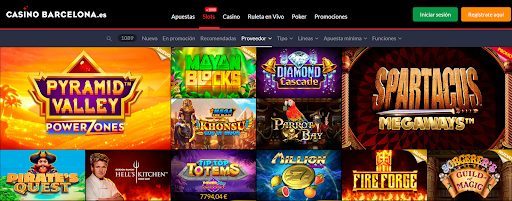 juegos que puedes encontrar en casino barcelona online