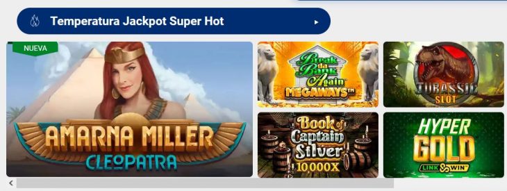 Juegos disponibles en el casino jokerbet