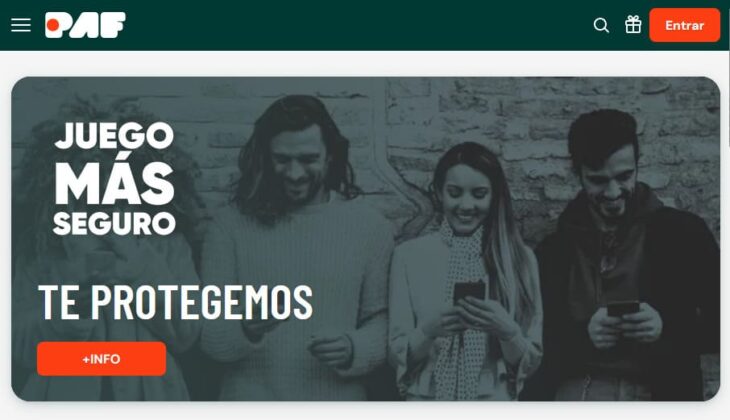 Paf es un casino comprometido con el juego responsable
