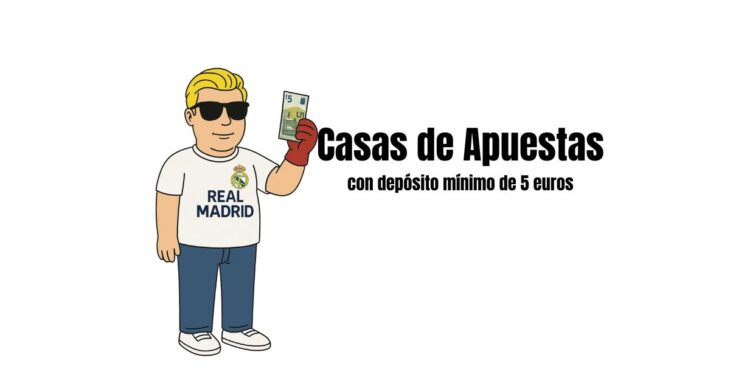 banner de guia de casas de apuestas con depósito mínimo de 5 euros