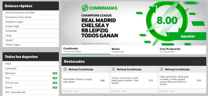 betway apuestas web