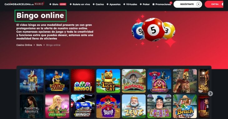 juego de bingo online en un casino con paypal: Casino Barcelona