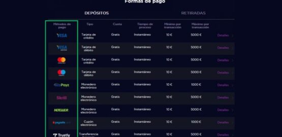 metodos de pago alternativos a PayPal en casinos online