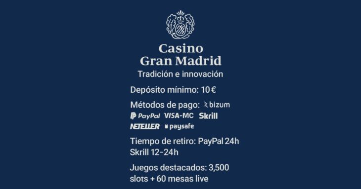 características casino gran madrid