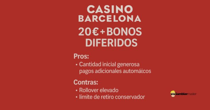 análisis de bono sin deposito en casino barcelona