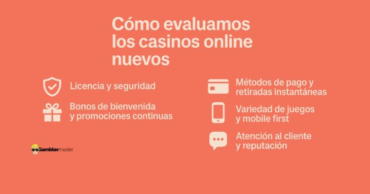 cómo evaluamos los nuevos casinos online en España