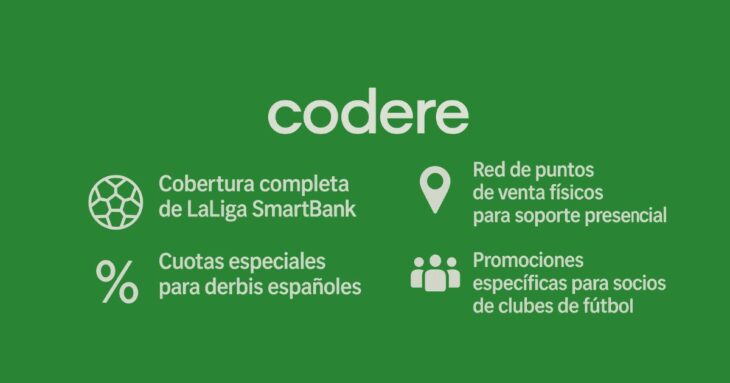 puntos fuertes de Codere para apuestas en futbol