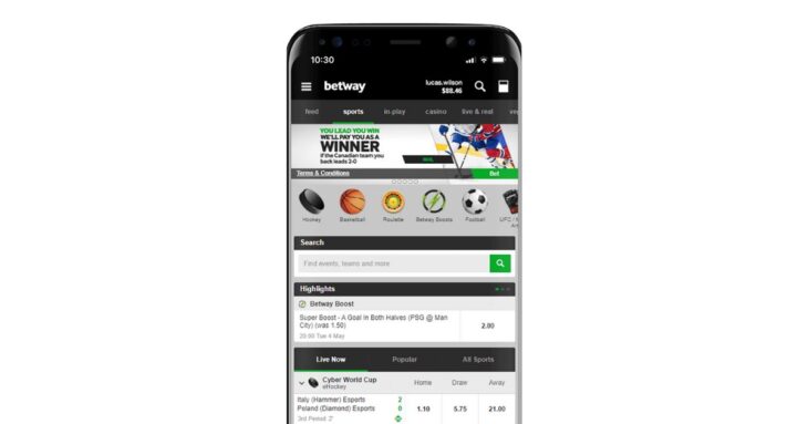 app de apuestas deportivas Betway