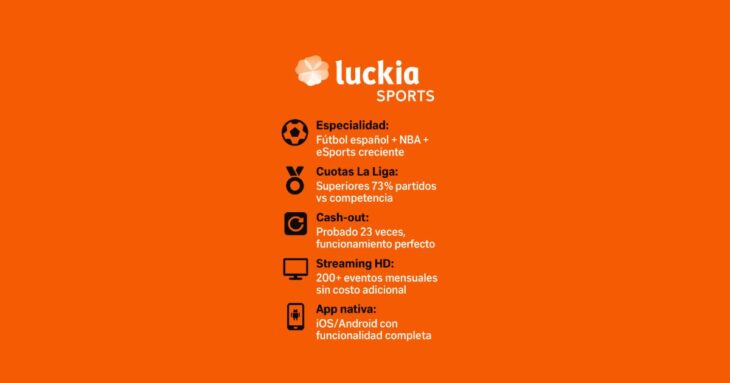 caracteristicas de la casa de apuestas luckia