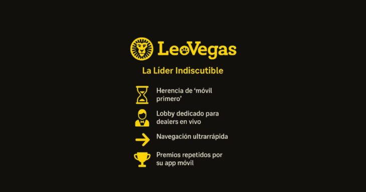 reseña de la aplicación de casino de LeoVegas