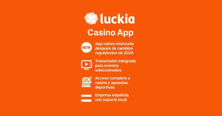 reseña de la aplicación de casino Luckia