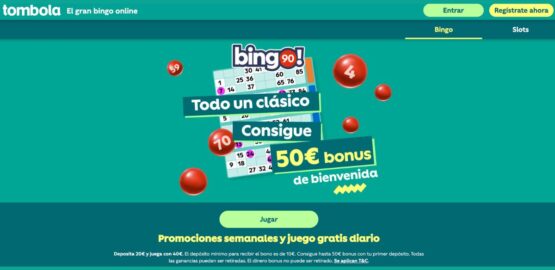 vista de tombola bingo online