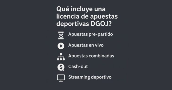 que incluye una licencia de la DGOJ para apuestas