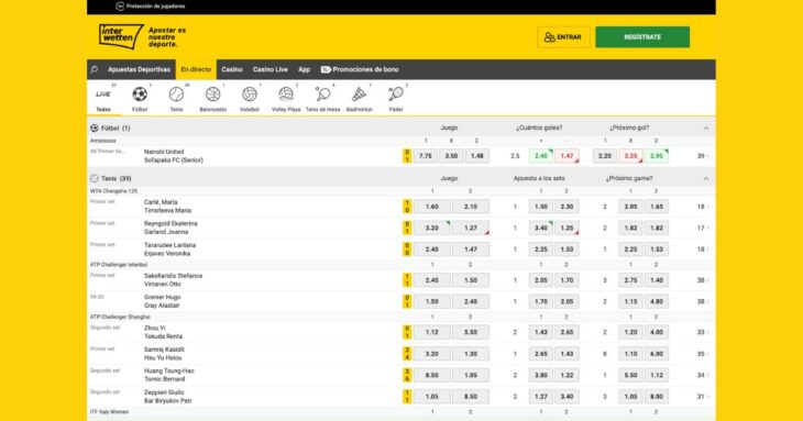 apuestas en directo en Interwettten