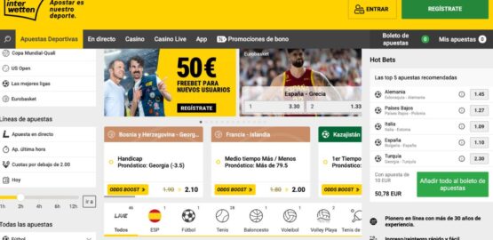 vista de la casa de apuestas Interwetten
