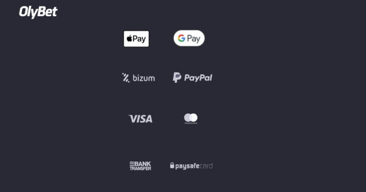 métodos de pago disponibles en Olybet