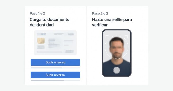Carga de DNI y verificación facial