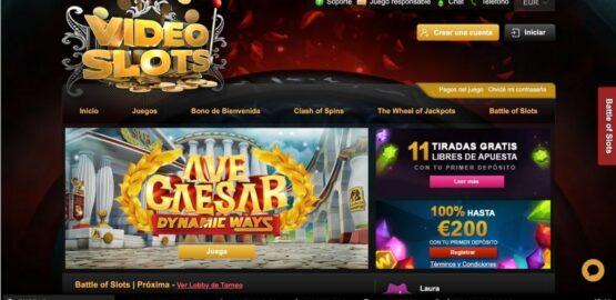vista de videoslots casino
