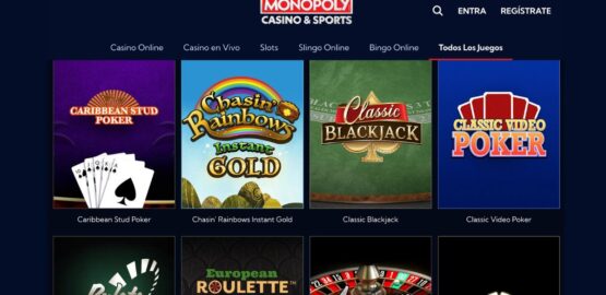 vista de Monopoly casino