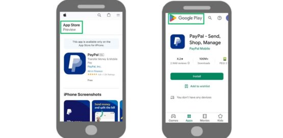 Aplicacion movil de PayPal disponible para IOS y Android